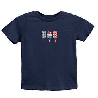 Patriotic Popsicles - Youth Short Sleeve Graphic T-Shirt