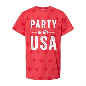 Party in the USA - Youth Short Sleeve Star Tee
