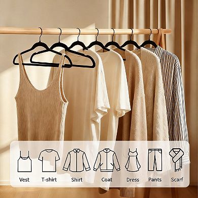 Velvet Non Slip Clothes Hangers 360° Swivel Ultra-Thin Space Saving for Jacket Sweater