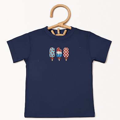 Patriotic Popsicles - Toddler Short Sleeve Graphic T-Shirt