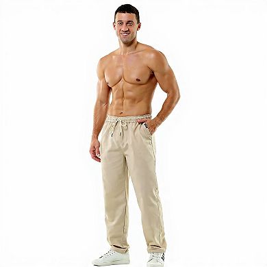 Men Soft Linen Summer Pants