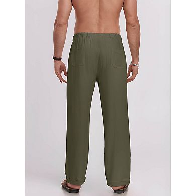 Mens Loose Fit Casual Trousers