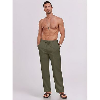 Mens Loose Fit Casual Trousers