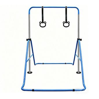 Merax Multi-Functional Adjustable Height Children's Horizontal Gymnastic Bar With Bear Rings