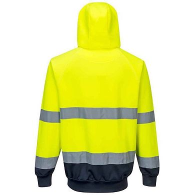 Portwest Mens Two Tone High-Vis Hoodie