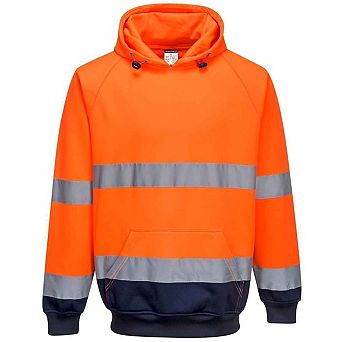 Portwest Mens Two Tone High-Vis Hoodie