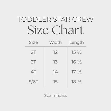 USA Flag Solid - Toddler Short Sleeve Star Tee