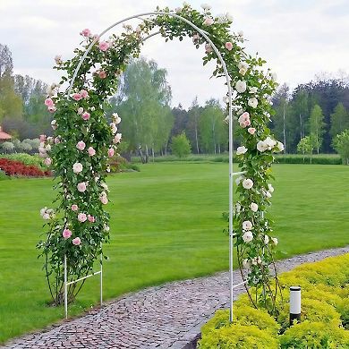 Adjustable Metal Garden Arch Trellis for Climbing Plants