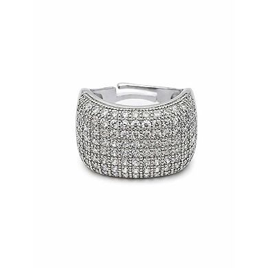 AGP PARIS Pavé Dome Statement Ring - Free Size