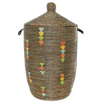 Prism Triangles Slender Laurel Hamper Basket