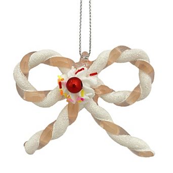St. Nicholas Square® Twisted Bow Christmas Ornament with Loop for Hanging