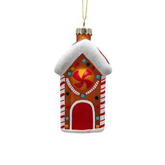 St. Nicholas Square® Glass Gingerbread House Christmas Ornament
