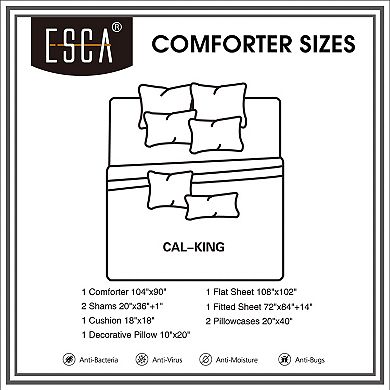 Black and Yellow Comforter Set with Sheets