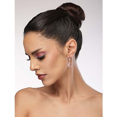 AGP PARIS Double Teardrop Crystal Drop Earrings