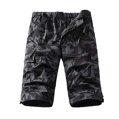 Mens Casual Utility Cargo Shorts