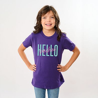 Hello Sunshine Tall - Youth Short Sleeve Graphic T-Shirt