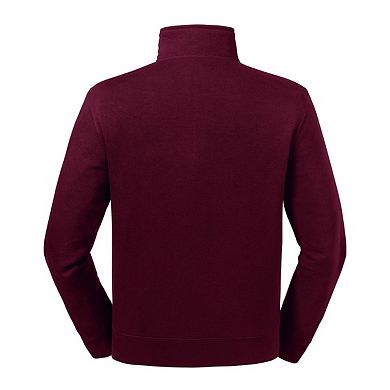 Russell Mens Authentic Zip Neck Sweatshirt