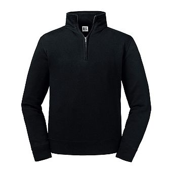 Russell Mens Authentic Zip Neck Sweatshirt