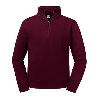 Russell Mens Authentic Zip Neck Sweatshirt