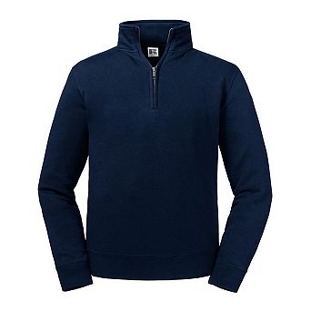 Russell Mens Authentic Zip Neck Sweatshirt