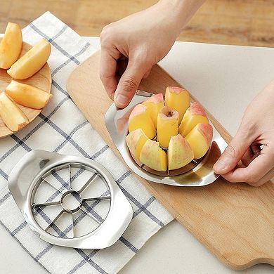 Stainless Steel Apple Slicer with 12 Blades 4.72 Inch
