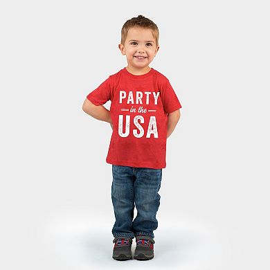 Party in the USA - Toddler Short Sleeve Star Tee