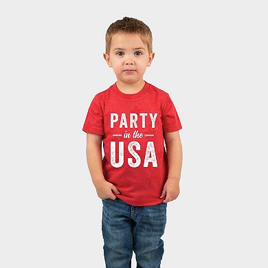 Party in the USA - Toddler Short Sleeve Star Tee