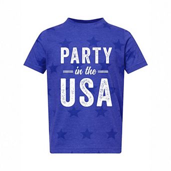 Party in the USA - Toddler Short Sleeve Star Tee