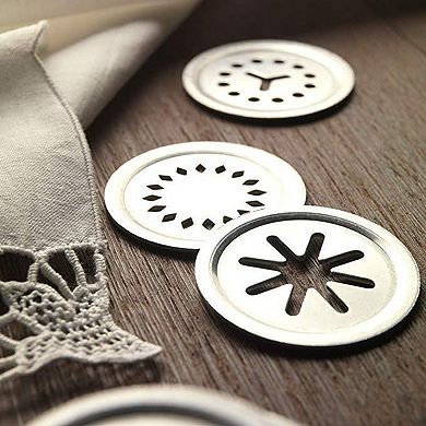 Stainless Steel Spritz Cookie Press Kits with 20 Cookie Discs