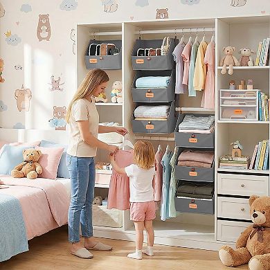 ANIXOL Space Saving Hanging Closet Organizer