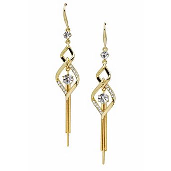 AGP PARIS Twist Link Tassel Drop Earrings