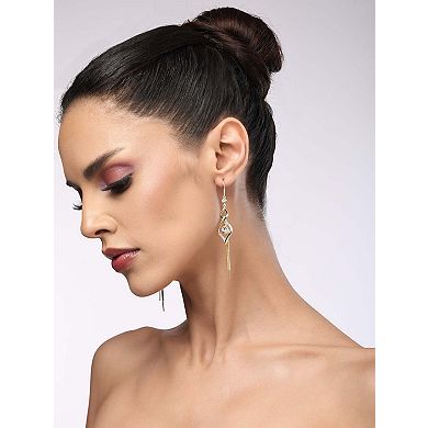 AGP PARIS Twist Link Tassel Drop Earrings