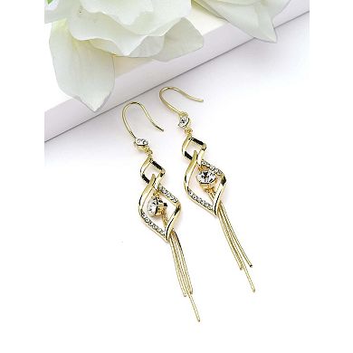 AGP PARIS Twist Link Tassel Drop Earrings