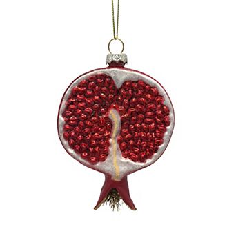 St. Nicholas Square® Glass & Beads Pomegranate Christmas Ornament