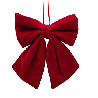 St. Nicholas Square® Velvet Oversized Bow Christmas Ornament