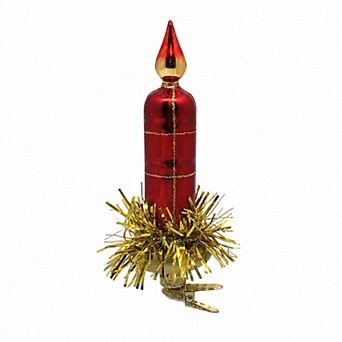 St. Nicholas Square® Glass and Tinsel Candle Tree Clip