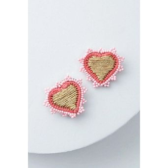 Doily Heart Earrings
