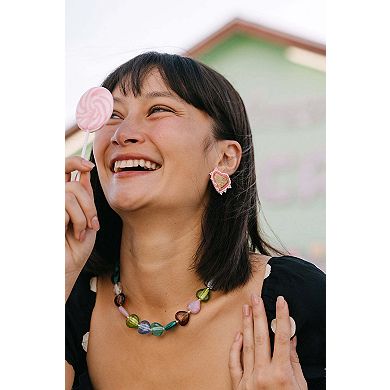 Doily Heart Earrings