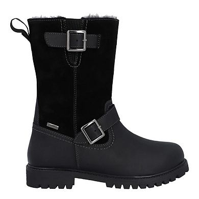 Hunter Womens/Ladies Ness Full Grain Leather Biker Boots