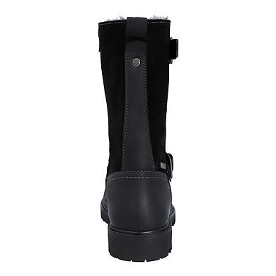 Hunter Womens/Ladies Ness Full Grain Leather Biker Boots