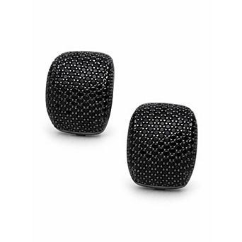 AGP PARIS Pavé Dome Stud Earrings