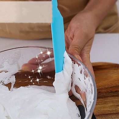 Silicone Spatula Set of 5, Heat Resistant Cake Cream Butter Scraper