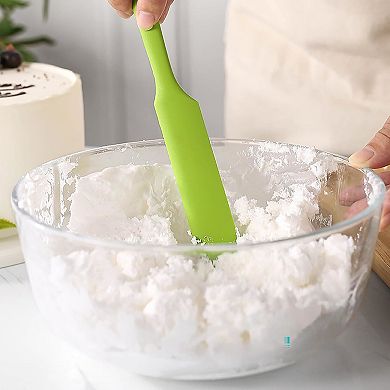 Silicone Spatula Set of 5, Heat Resistant Cake Cream Butter Scraper