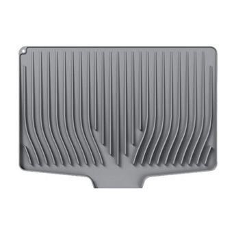 Dish Drying Mat for Kitchen Counter, with Built-in Drain Lip, 18.9x13.58 inch, Silicone Drying Mat