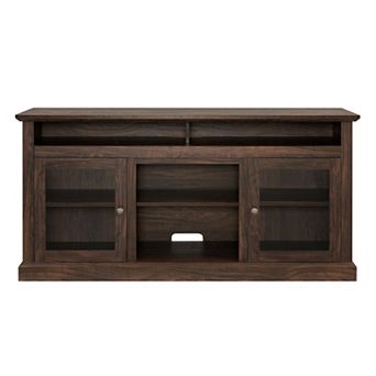 Merax Classic TV Stand for TVs up to 65'', Media Console with Cable Management & Adjustable
