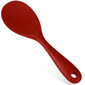 Non-stick Rice Paddle Heat Resistant Silicone Rice Spatula Spoon