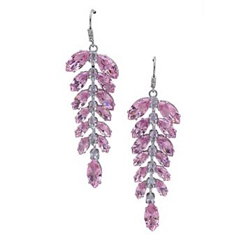 AGP PARIS Leaf Vine Chandelier Earrings