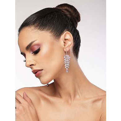 AGP PARIS Leaf Vine Chandelier Earrings