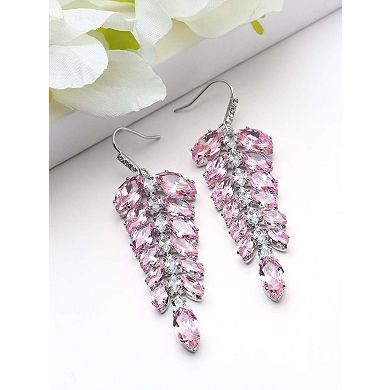 AGP PARIS Leaf Vine Chandelier Earrings