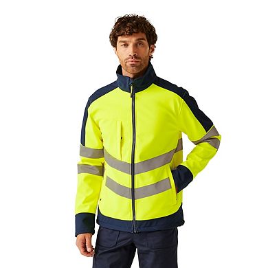 Regatta Professional Unisex Adult Hi-Vis Reflective Soft Shell Jacket